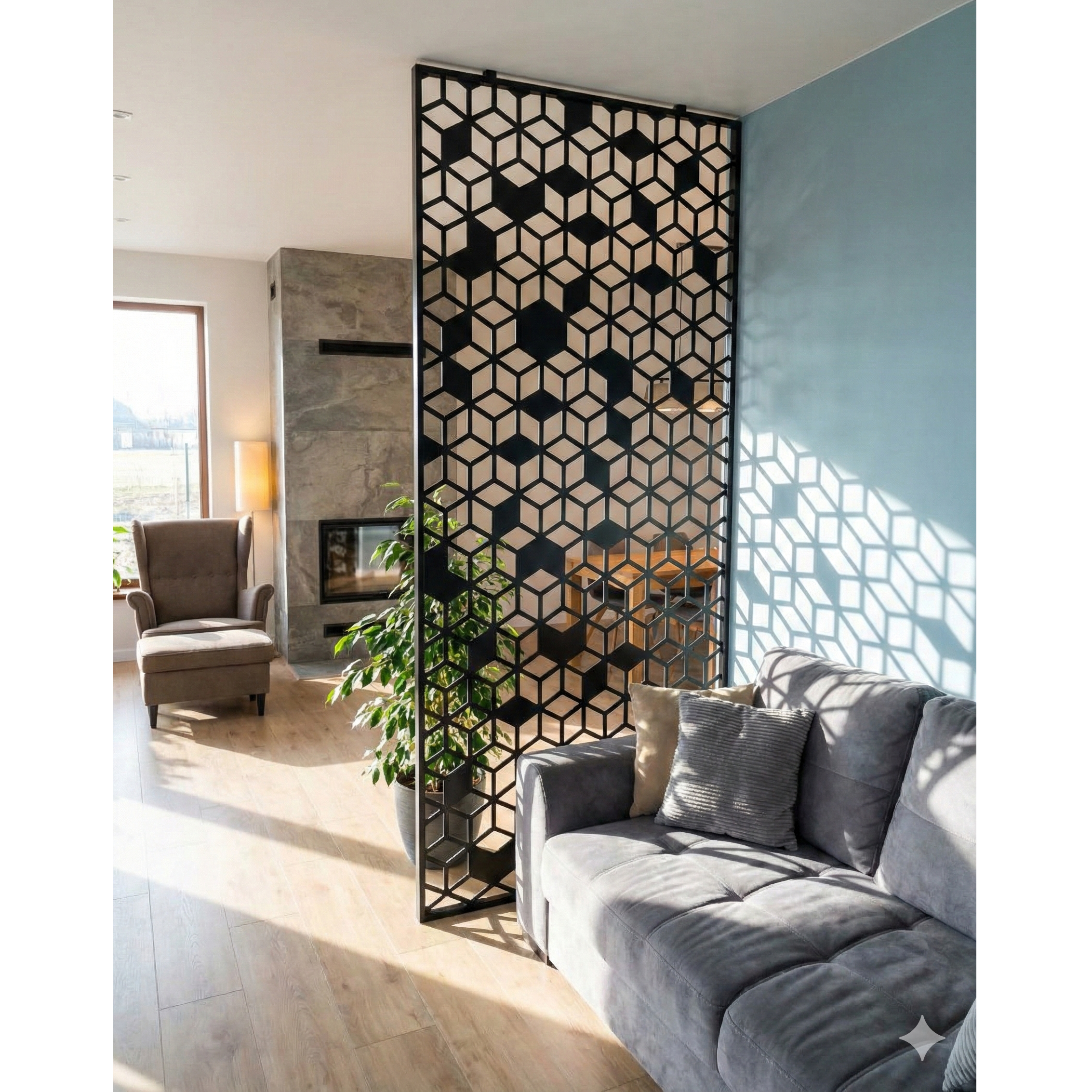 Panou Metalic Interior | Exterior Debitat Laser | Personalizabil 1x2m | Maxima