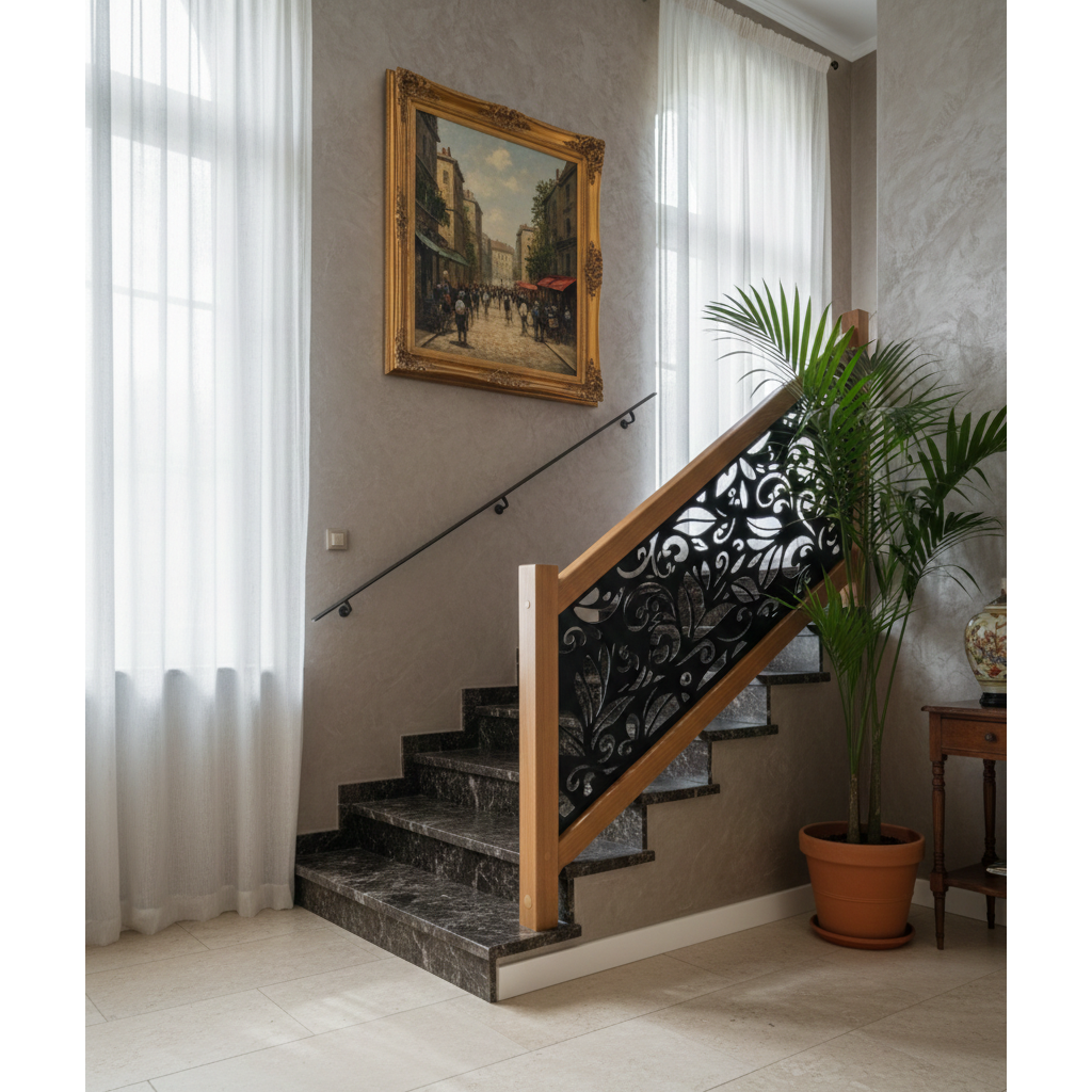 Balustrada terasa |metal| balcon scari | moderna interior | exterior | summer