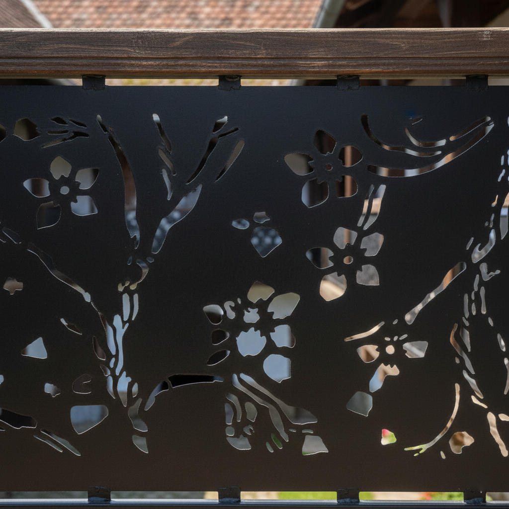 Balustrada terasa |metal| lemn| balcon scari | moderna interior | exterior Axa