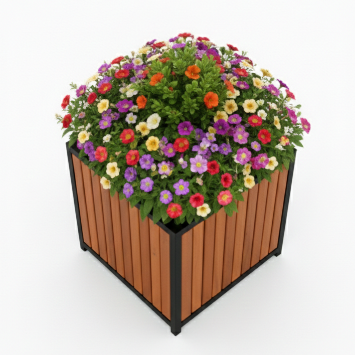 Jardiniera |ghivece decorative|curte|gradina|spatii comerciale|parcuri|parcari