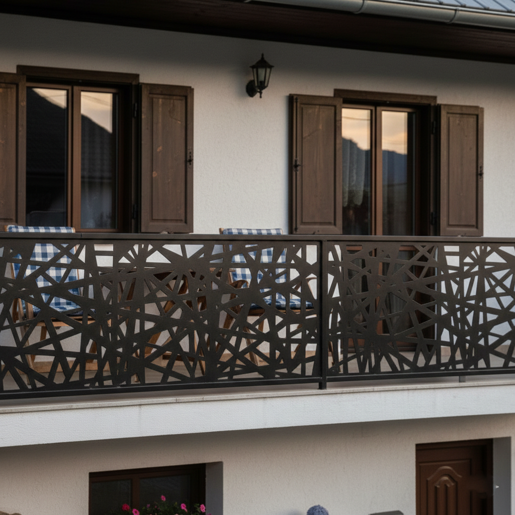 Balustrada terasa |metal| balcon scari | moderna interior | exterior Lina