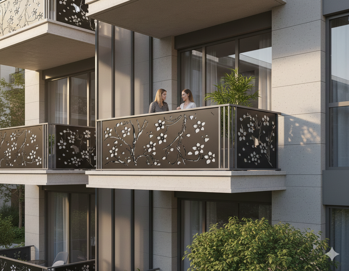 Balustrada terasa |metal| balcon scari | moderna interior | exterior Axa