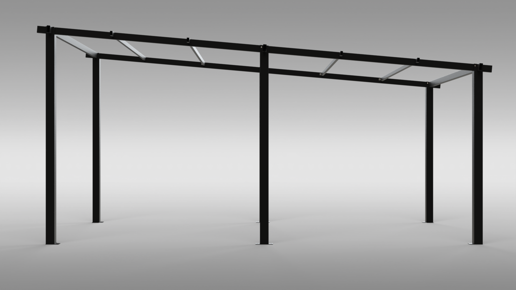 Garaj,Pavilion de gradina,Acoperis Panouri fotovoltaice Masina, Metal,Modular, 3 x 5 m