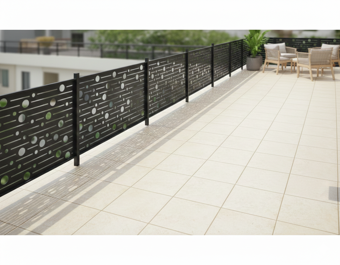 Balustrada terasa |metal| balcon scari | moderna interior | exterior Verto