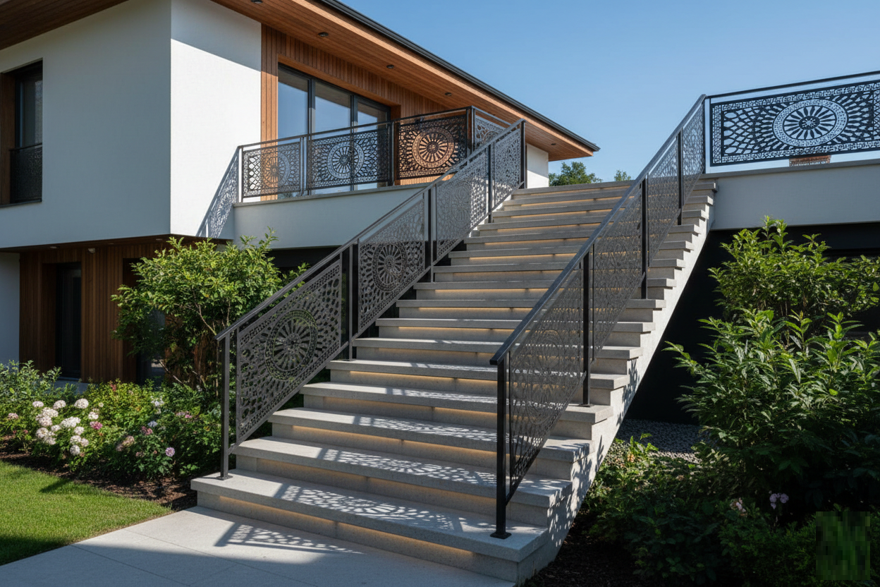 Balustrada terasa |metal| balcon scari | moderna interior | exterior Zura