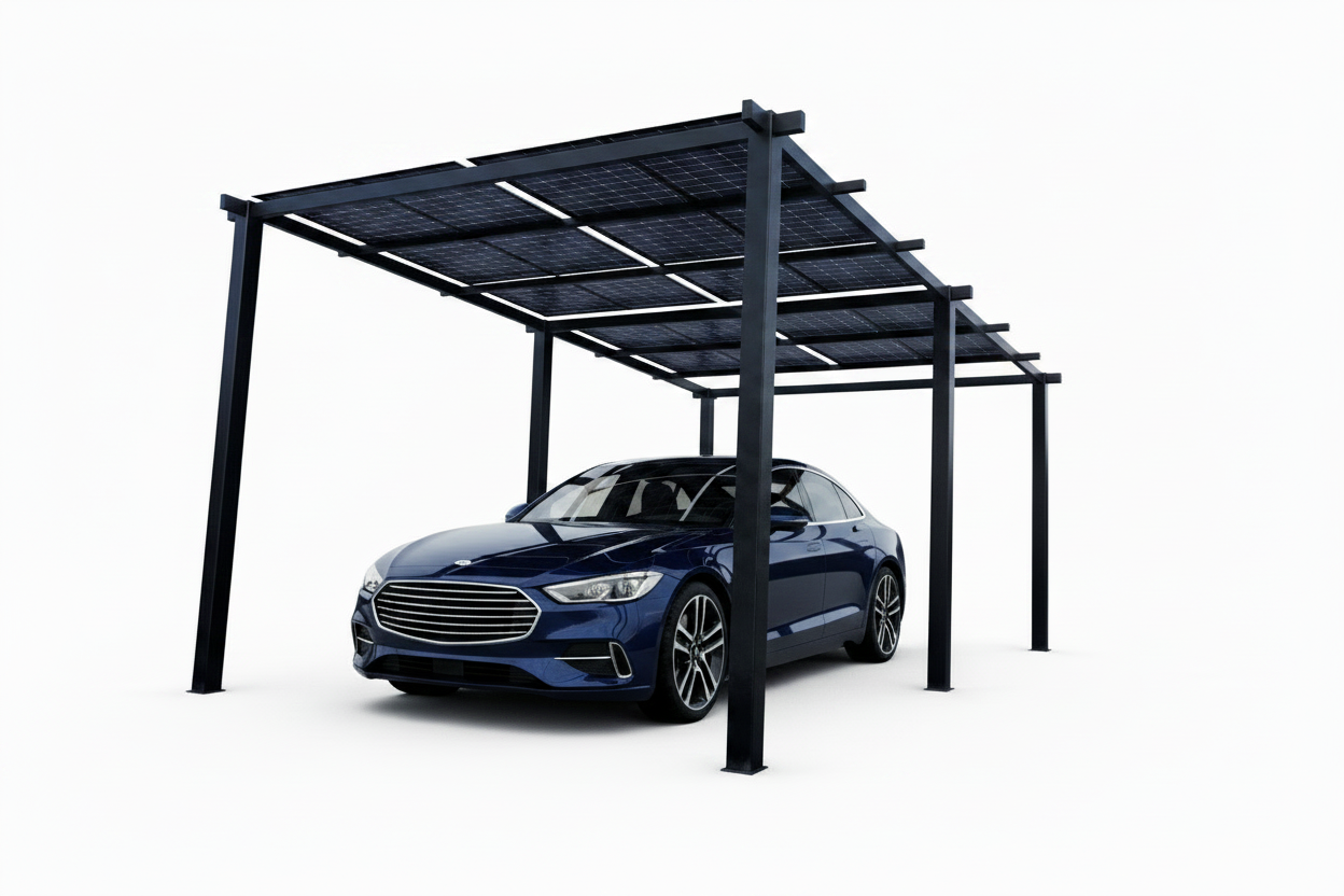 Garaj,Pergola,Pavilion de gradina,Acoperis Masina, Metal,Modular, 3 x 5 m - BUZ.RO