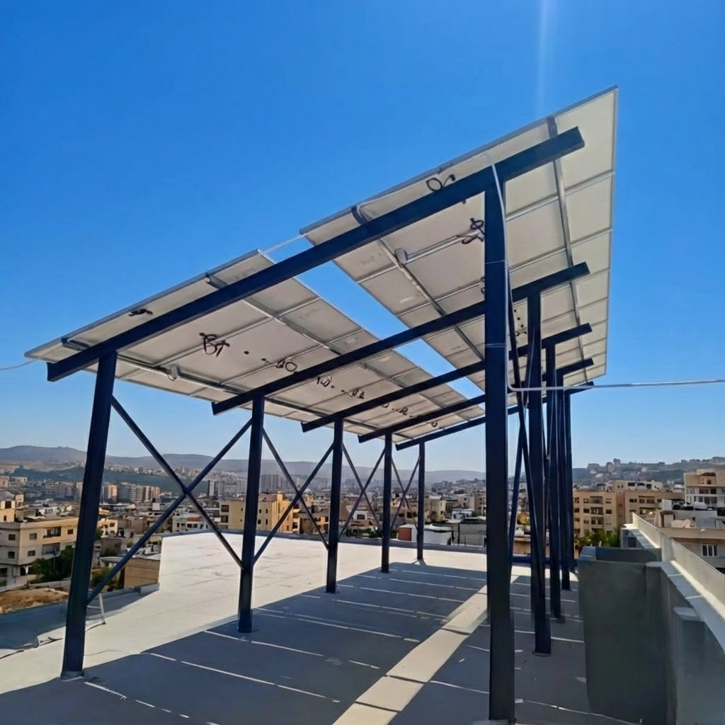 Structura panouri fotovoltaice| schelet metalic| panouri solare | Dinamix