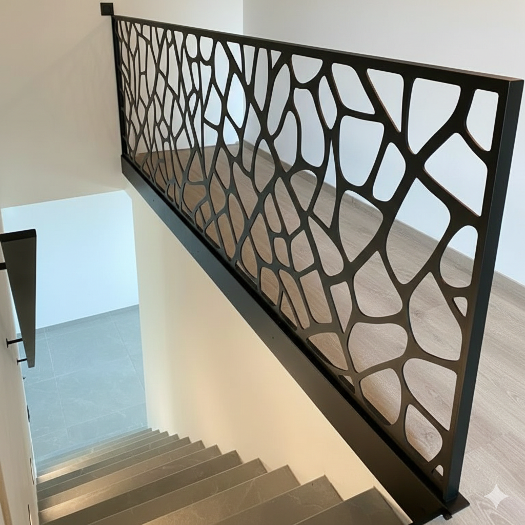 Balustrada terasa |metal| balcon scari | moderna interior | exterior | spider