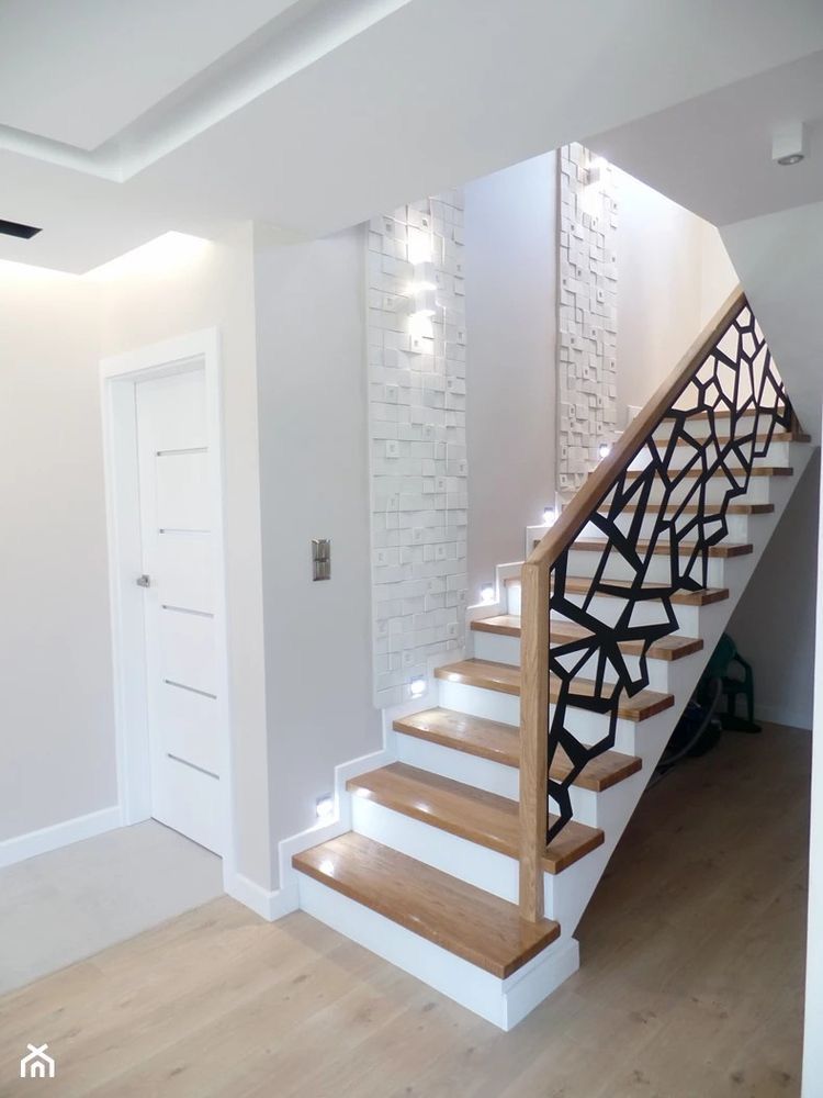 Balustrada terasa |metal| lemn| balcon scari | moderna interior |abstract