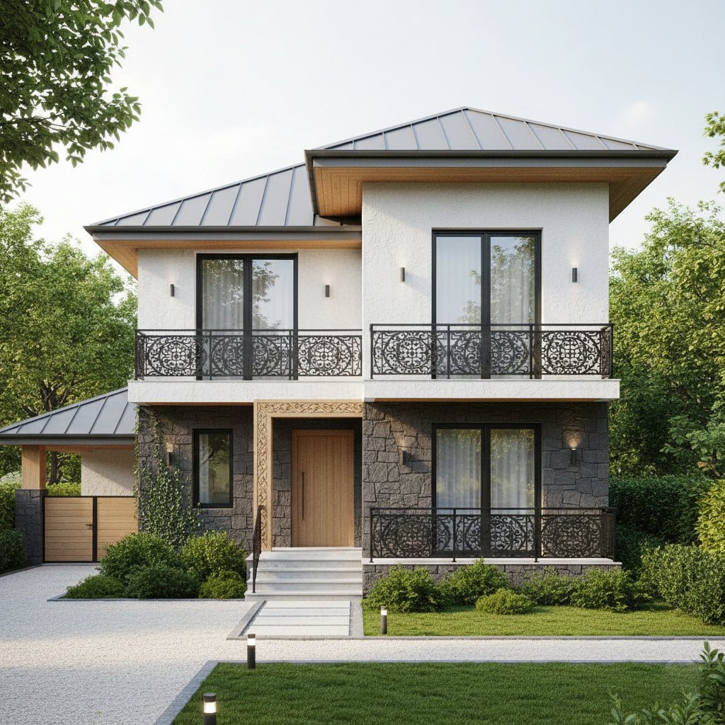 Balustrada terasa |metal| balcon scari | moderna interior | exterior Altis