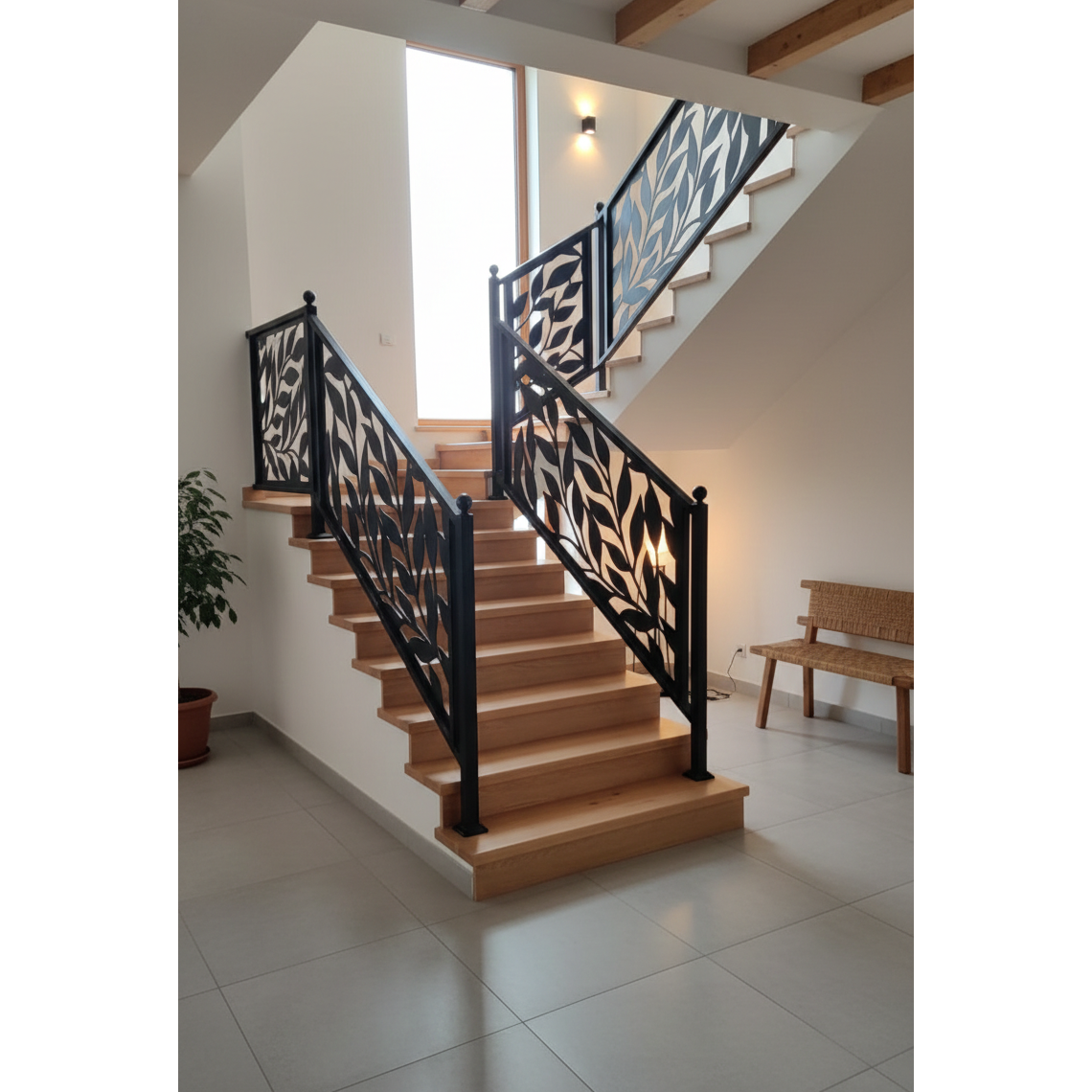 Balustrada terasa |metal| balcon scari | moderna interior | exterior | flower