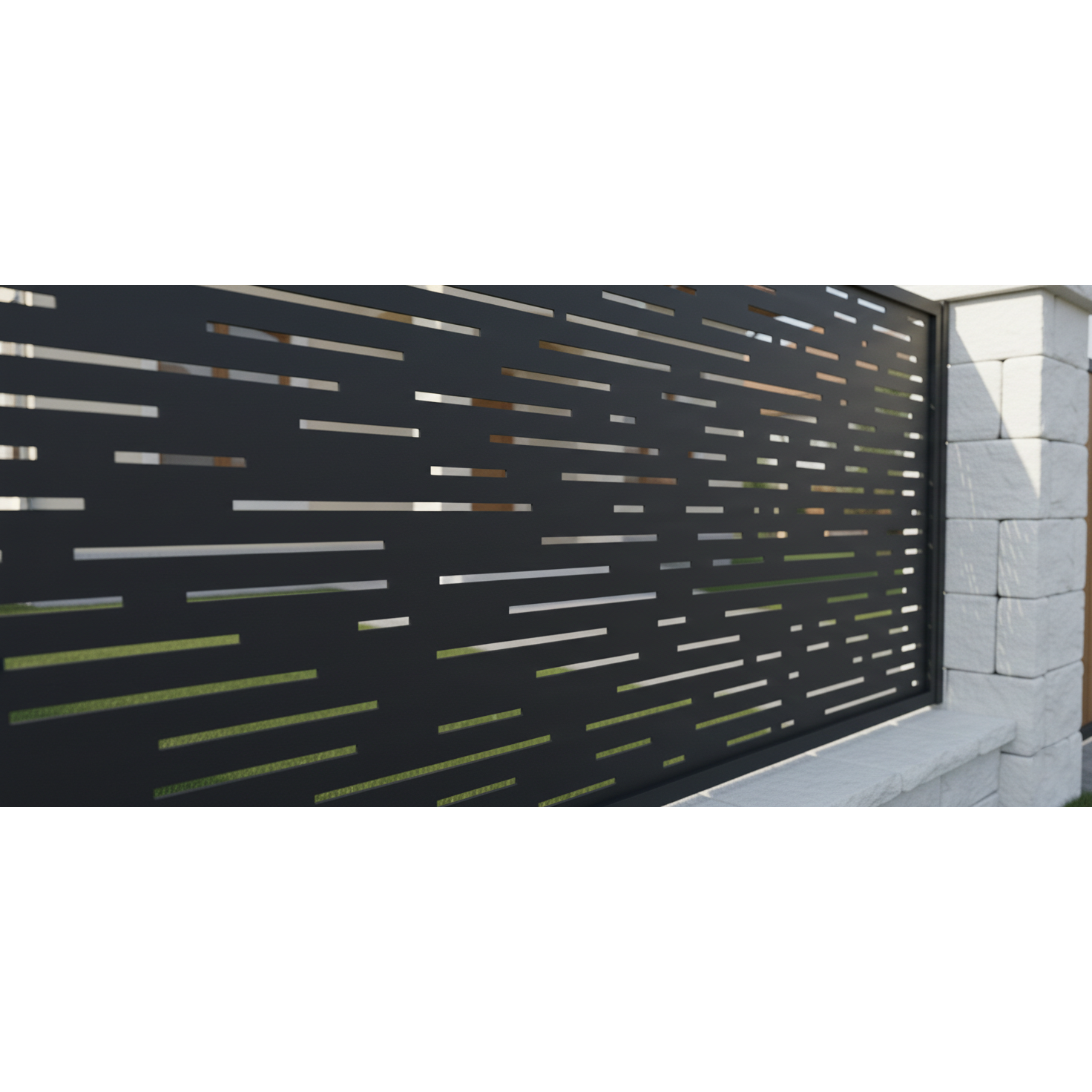 Panou de Gard Metalic debitat Laser cu modele, Guardia