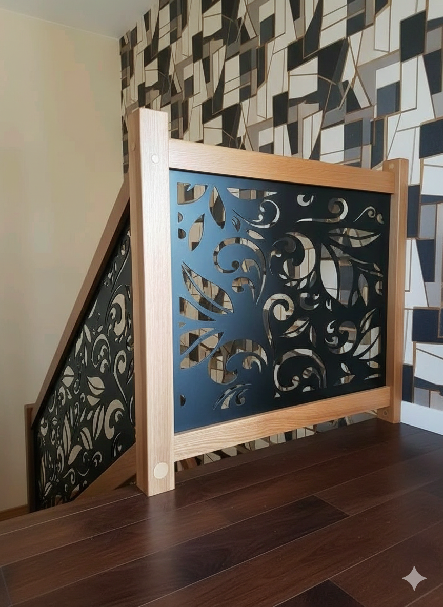 Balustrada terasa |metal| balcon scari | moderna interior | exterior | summer