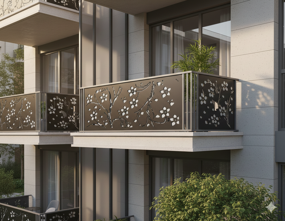 Balustrada terasa |metal| balcon scari | moderna interior | exterior Axa