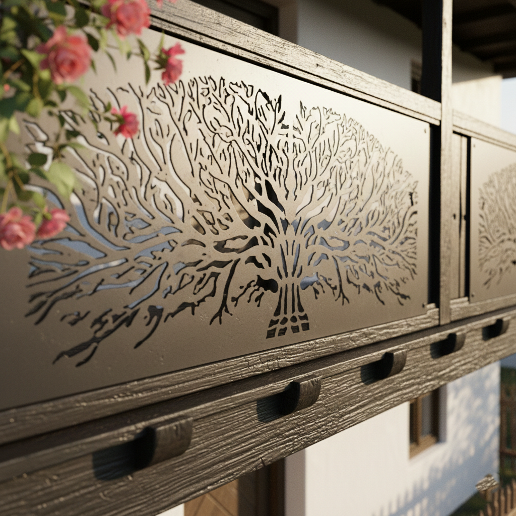 Balustrada terasa |metal| balcon scari | moderna interior | exterior Sensa