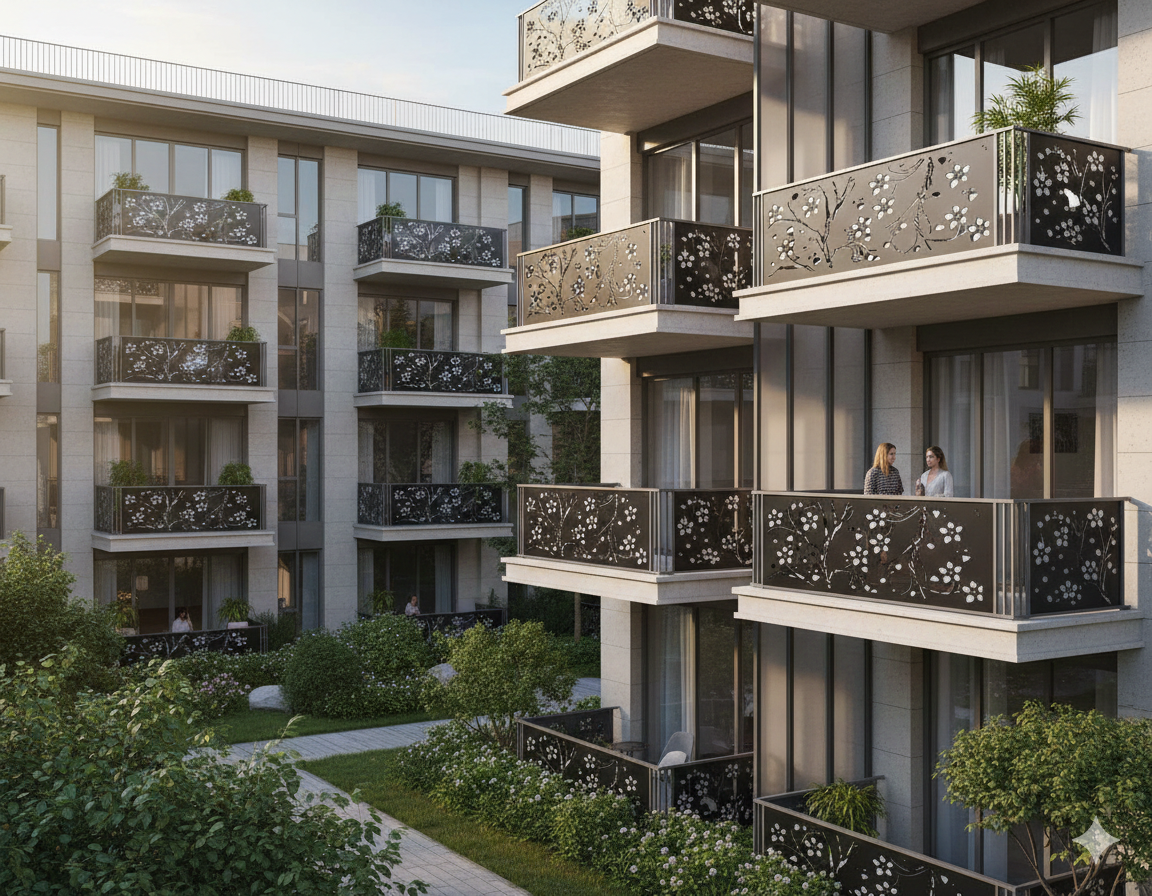 Balustrada terasa |metal| balcon scari | moderna interior | exterior Axa
