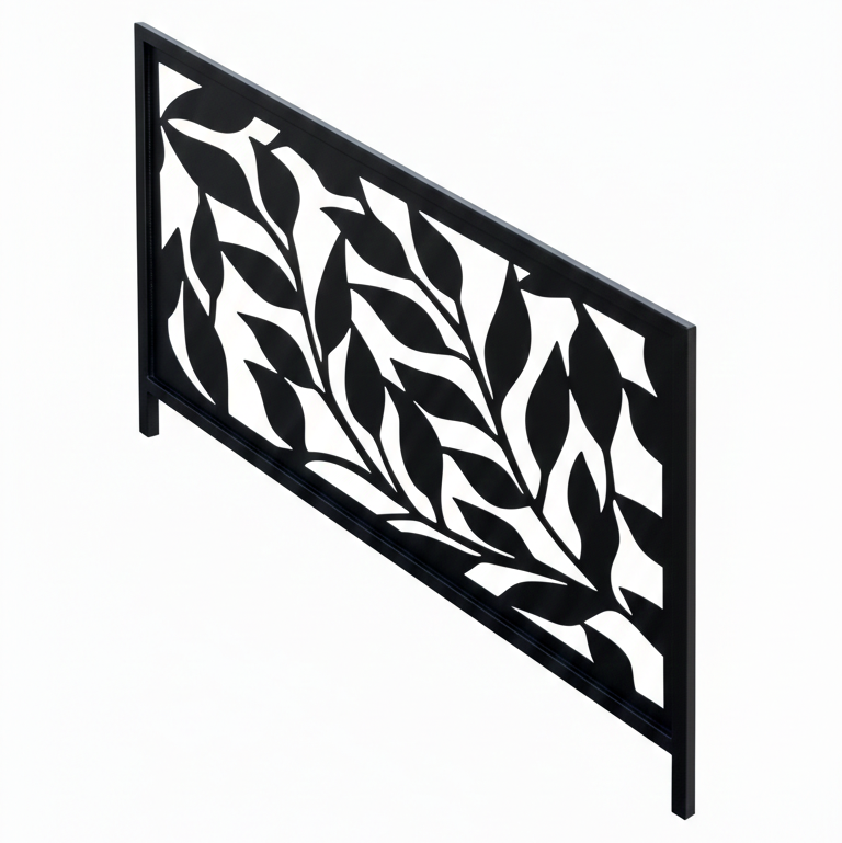 Balustrada terasa |metal| balcon scari | moderna interior | exterior | flower