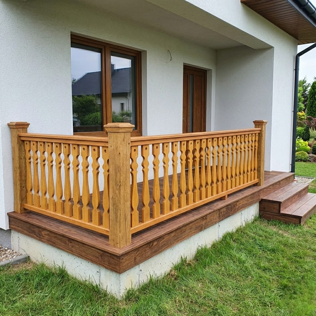 Balustrada cerdac| gard de lemn|foisor| terase | elementi lemn cu modele