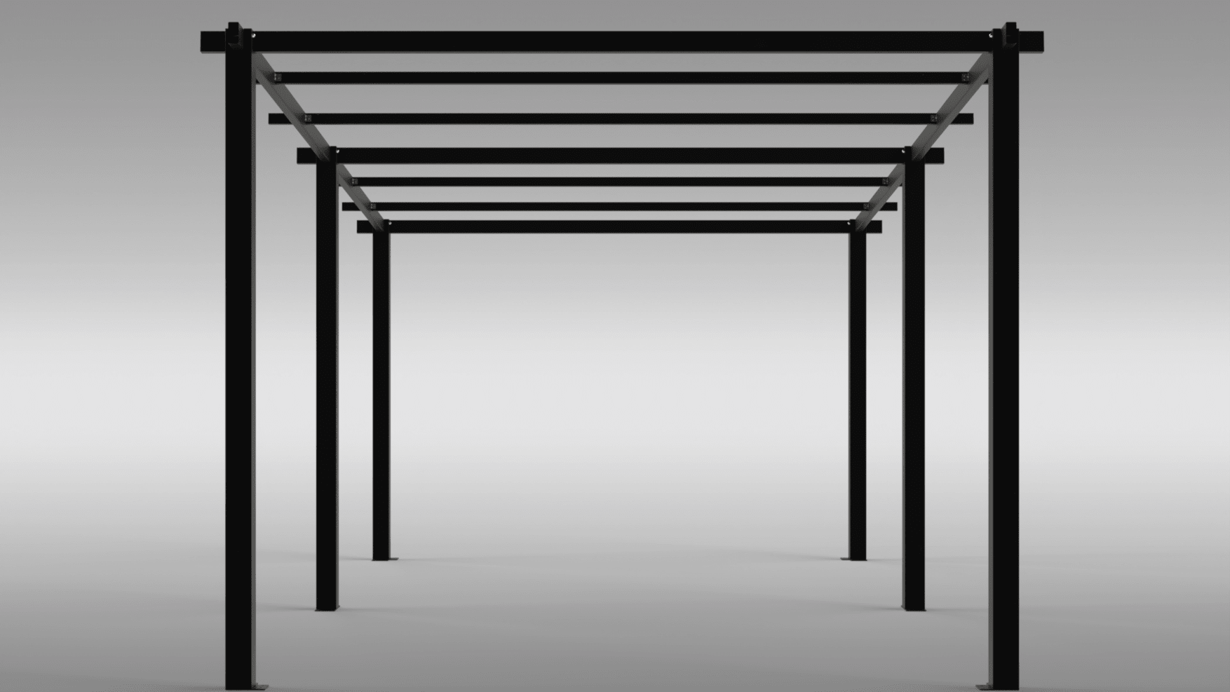 Garaj,Pergola,Pavilion de gradina,Acoperis Masina, Metal,Modular, 3 x 5 m - BUZ.RO