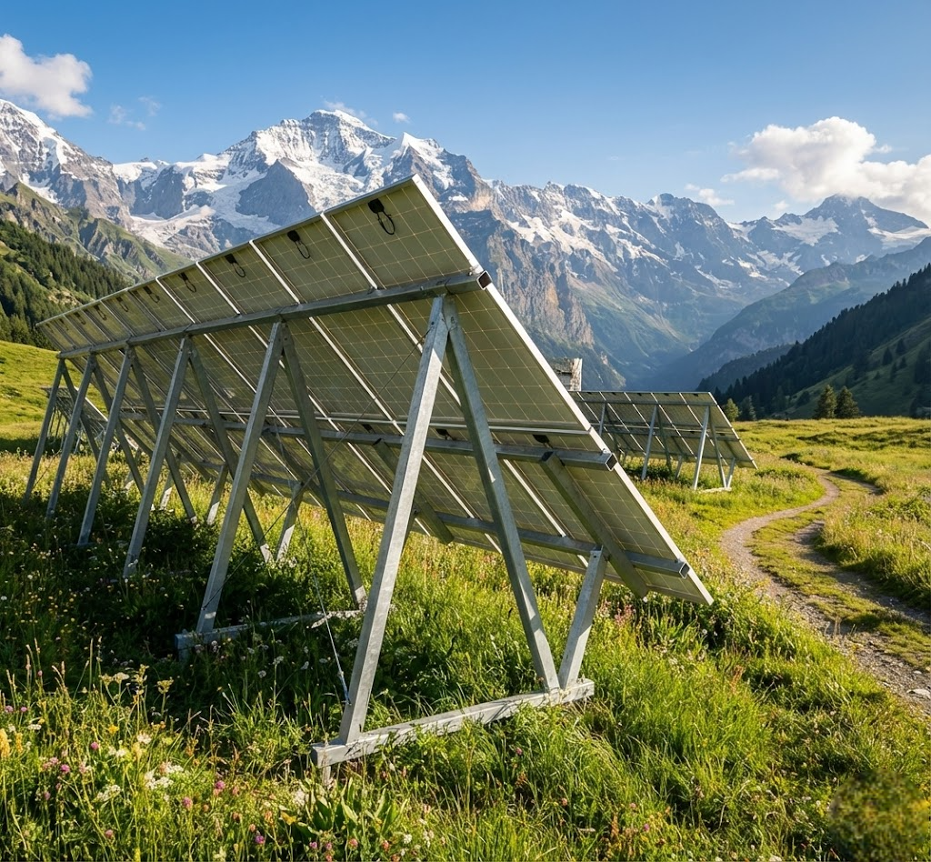 Structura panouri fotovoltaice| schelet metalic| panouri solare