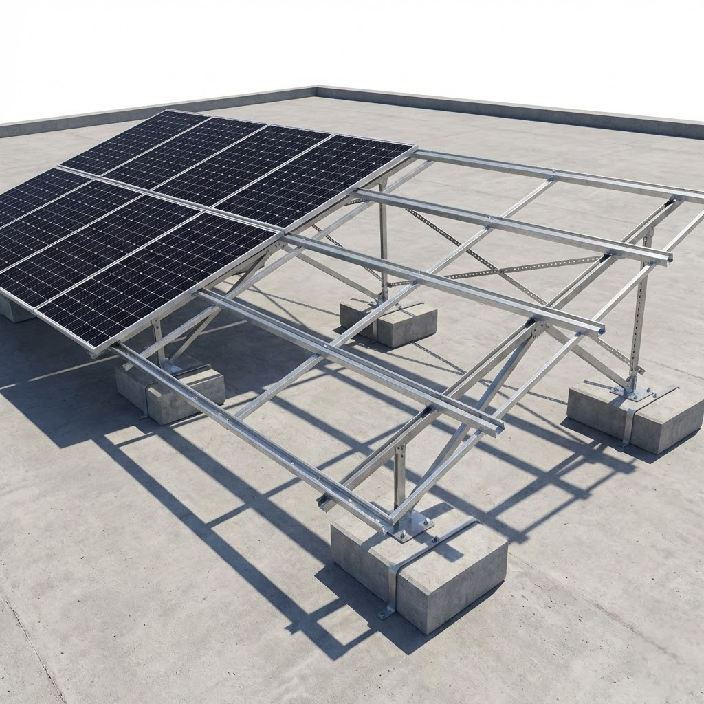 Structura panouri fotovoltaice| schelet metalic| panouri solare | Optim